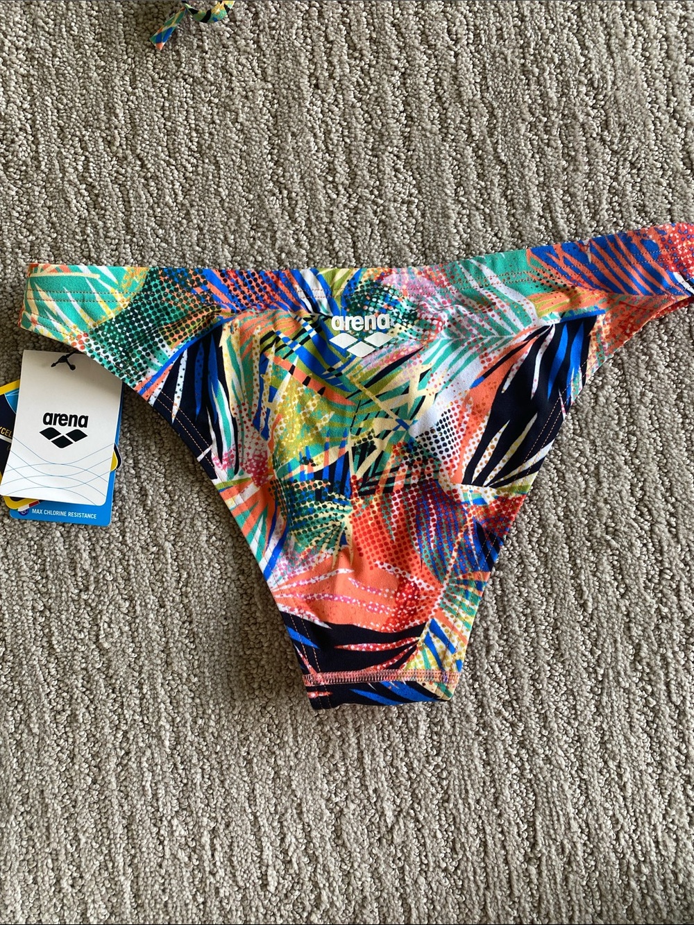 Arena Tropical Floral Bikini Suit. - Picture 6 of 9